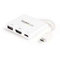 StarTech.com CDP2HDUACPW laptop dock/port replicator Wired USB 3.2 Gen 1 (3.1 Gen 1) Type-C White