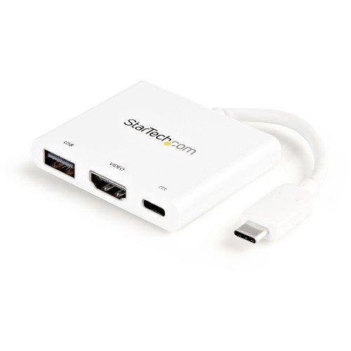 StarTech.com CDP2HDUACPW laptop dock/port replicator Wired USB 3.2 Gen 1 (3.1 Gen 1) Type-C White