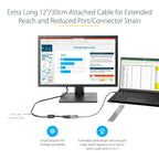StarTech.com CDP2VGAEC USB graphics adapter 1920 x 1200 pixels White