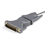 StarTech.com ICUSB232DB25 serial cable Gray 35.4" (0.9 m) USB Type-A DB-9