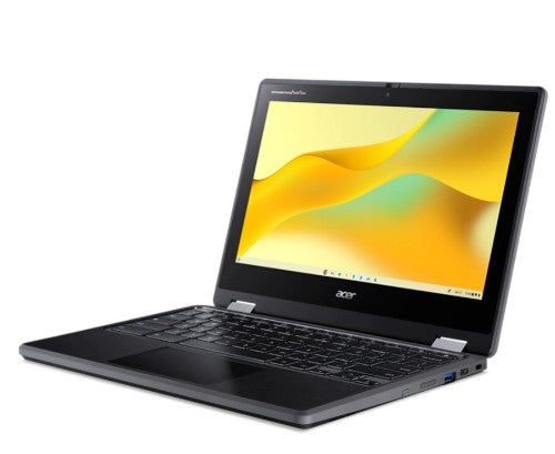 Acer Chromebook R756T-C7F1 Intel® N N100 11.6" Touchscreen HD 8 GB LPDDR5-SDRAM 64 GB Flash Wi-Fi 6E (802.11ax) ChromeOS Black