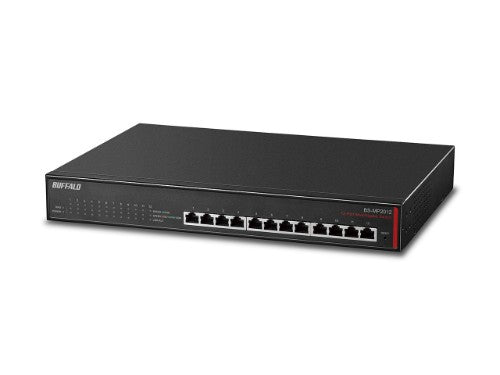 Buffalo BS-MP2012 network switch Managed L2 10G Ethernet (100/1000/10000) 19U Black