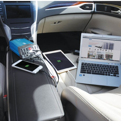 Tripp Lite PV375USB power adapter/inverter Auto 375 W Black, Blue