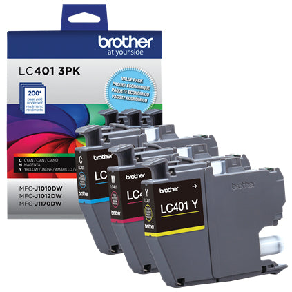 Brother LC4013PKS ink cartridge 1 pc(s) Original Standard Yield Cyan, Magenta, Yellow