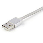 StarTech.com LTCUB6GR USB cable USB 2.0 70.9" (1.8 m) USB A Micro-USB B Silver