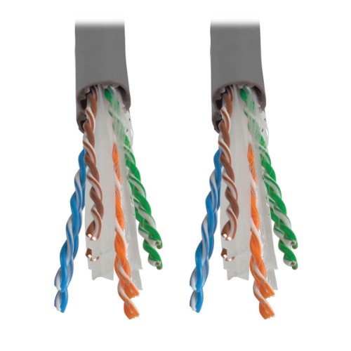 Tripp Lite N224-01K-GY networking cable Gray 12000" (304.8 m) Cat6