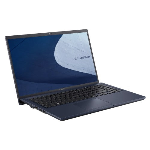ASUS ExpertBook B1 B1500CEAE-C73P-CA laptop Intel® Core™ i7 i7-1165G7 15.6" Full HD 12 GB DDR4-SDRAM 512 GB SSD Wi-Fi 6 (802.11ax) Windows 10 Pro Black