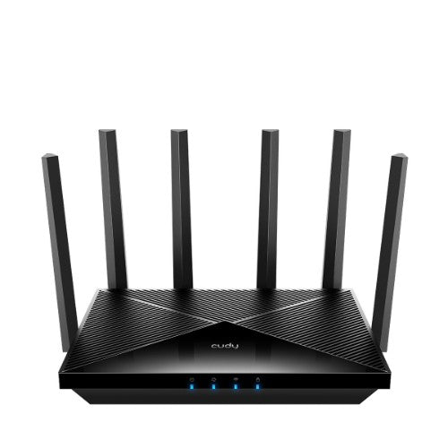 Cudy WR11000 wireless router 2.5 Gigabit Ethernet Tri-band (2.4 GHz / 5 GHz / 6 GHz) Black