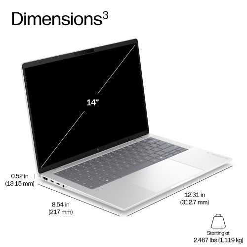 HP EliteBook X G2a 14 inch Notebook Next Gen AI PC Wolf Pro Security Edition