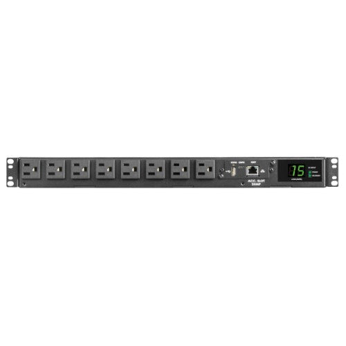 Tripp Lite PDUMNH15AT1 power distribution unit (PDU) 8 AC outlet(s) 1U Black