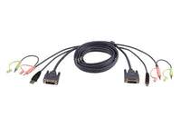 ATEN 2L-7D03U KVM cable Black 118.1" (3 m)