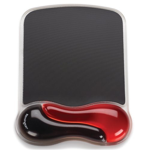Kensington Duo Gel Mouse Pad Wrist Rest — Red