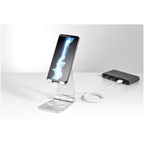 StarTech.com USPTLSTND holder Multimedia stand Mobile phone/Smartphone, Tablet/UMPC Silver