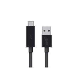 Belkin USB-A - USB-C, 0.9m USB cable USB 3.2 Gen 2 (3.1 Gen 2) 35.4" (0.9 m) USB A USB C Black