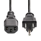 StarTech.com PXT10125 power cable Black 299.2" (7.6 m) NEMA 5-15P C13 coupler