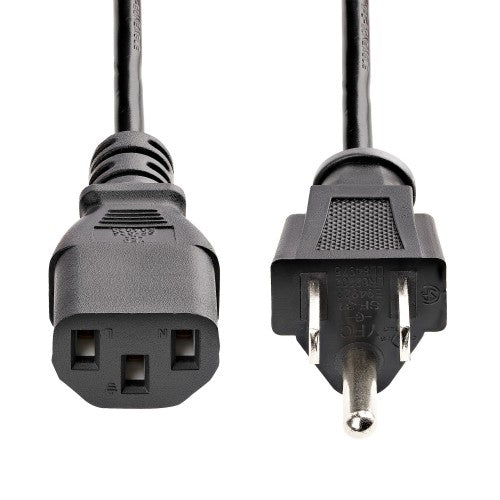 StarTech.com PXT10125 power cable Black 299.2" (7.6 m) NEMA 5-15P C13 coupler