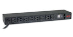 APC AP7800B power distribution unit (PDU) 8 AC outlet(s) 1U Black