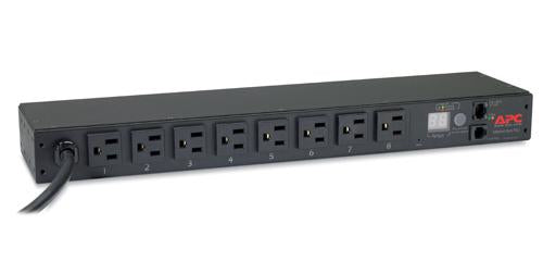 APC AP7800B power distribution unit (PDU) 8 AC outlet(s) 1U Black