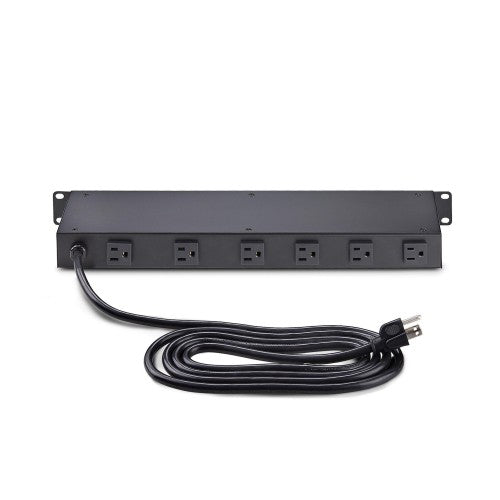 StarTech.com 8NM8-RACK-MOUNT-PDU power distribution unit (PDU) 8 AC outlet(s) 1U Black