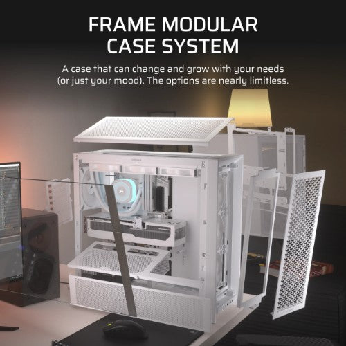 Corsair FRAME 4000D RS Midi Tower White
