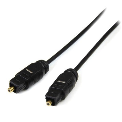 StarTech.com 3 ft Thin Toslink Digital audio cable 35.8" (0.91 m) Black