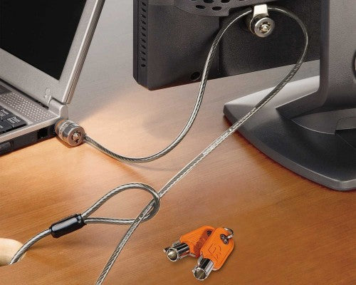 Kensington MicroSaver® Keyed Twin Head Laptop Lock — Supervisor