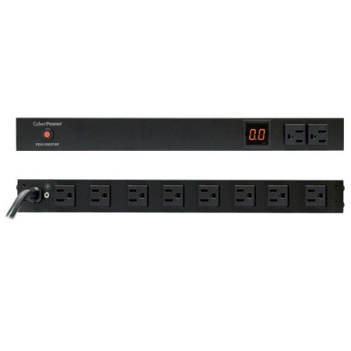 CyberPower PDU15M2F8R power distribution unit (PDU) 10 AC outlet(s) 1U Black