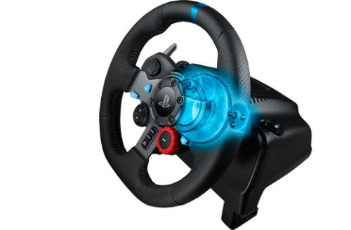 Logitech G 941-000110 Gaming Controller Black USB Steering wheel + Pedals PC, PlayStation 4, Playstation 3