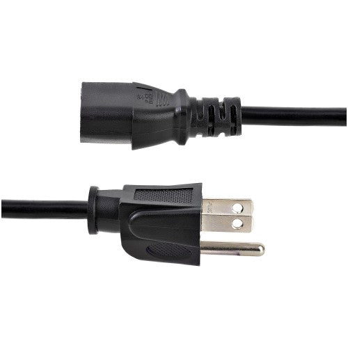 StarTech.com PXT1011410 power cable Black 120.1" (3.05 m) NEMA 5-15P C13 coupler