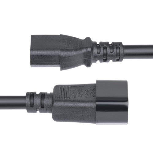 StarTech.com PXTC13C141415FNA power cable Black 179.9" (4.57 m) C14 coupler C13 coupler