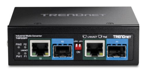 Trendnet TI-BF22SFP network media converter 1000 Mbit/s Black
