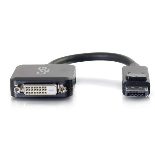 C2G 54321 video cable adapter 7.87" (0.2 m) DisplayPort DVI-D Black