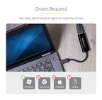 StarTech.com USB32HDES USB graphics adapter 1920 x 1200 pixels Black