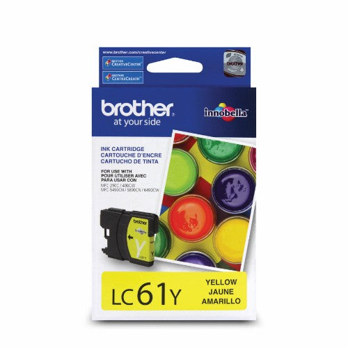 Brother LC-61YS ink cartridge Original Standard Yield Yellow