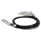 AddOn Networks DAC-Q56DD-4Q56-2M-AO InfiniBand/fibre optic cable 78.7" (2 m) 4xQSFP56 QSFP-DD Black, Silver