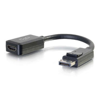 C2G 54322 video cable adapter 7.87" (0.2 m) DisplayPort HDMI Black