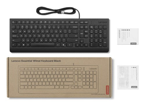 Lenovo 4Y41R64633 keyboard Home/Office USB US English Black