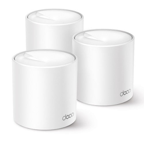 TP-Link Deco X50 (3-pack) Dual-band (2.4 GHz / 5 GHz) Wi-Fi 6 (802.11ax) White Internal