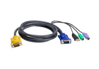 ATEN 2L-5302UP KVM cable Black 70.9" (1.8 m)