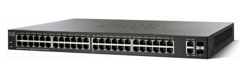 Cisco Small Business SG220-50P-K9-NA network switch Managed L2 Gigabit Ethernet (10/100/1000) Power over Ethernet (PoE) 1U Black