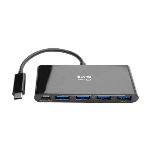 Tripp Lite U460-004-4AB-C interface hub USB 3.2 Gen 2 (3.1 Gen 2) Type-C 5000 Mbit/s Black
