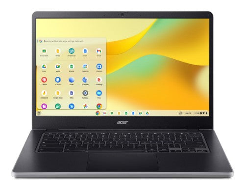 Acer Chromebook C936T-C64N Intel® N N100 14" Touchscreen Full HD 8 GB LPDDR5-SDRAM 64 GB Flash Wi-Fi 6E (802.11ax) ChromeOS Black