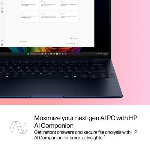 HP EliteBook X G1i Next Gen AI PC Wolf Pro Security Edition Intel Core Ultra 7 266V Laptop 14" Touchscreen WUXGA 16 GB LPDDR5x-SDRAM 512 GB SSD Wi-Fi 7 (802.11be) Windows 11 Pro Blue