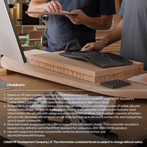 HP 965 Ergonomic Wireless Keyboard