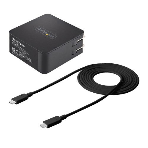 StarTech.com WCH1CBK mobile device charger Universal Black AC Indoor