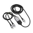 Tripp Lite U420P-2X6-100W USB cable USB 2.0 70.9" (1.8 m) USB C 2 x USB C Black, Gray