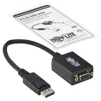 Tripp Lite P134-06N-VGA-BP video cable adapter 5.91" (0.15 m) DisplayPort VGA (D-Sub) Black