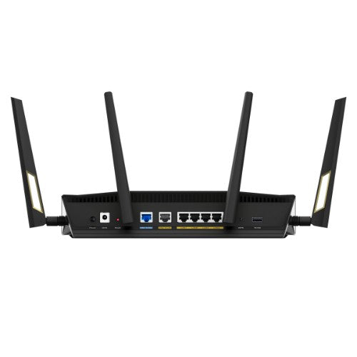 ASUS RT-AX88U Pro wireless router Multi-Gigabit Ethernet Dual-band (2.4 GHz / 5 GHz) Black