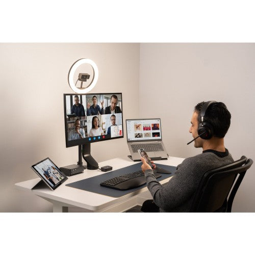 Kensington SmartFit® Easy Riser™ Go Adjustable Ergonomic Riser for up to 17” Laptops – Black