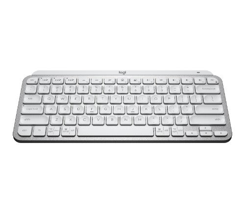 Logitech 920-010473 keyboard Universal RF Wireless + Bluetooth QWERTY US English Aluminum, White